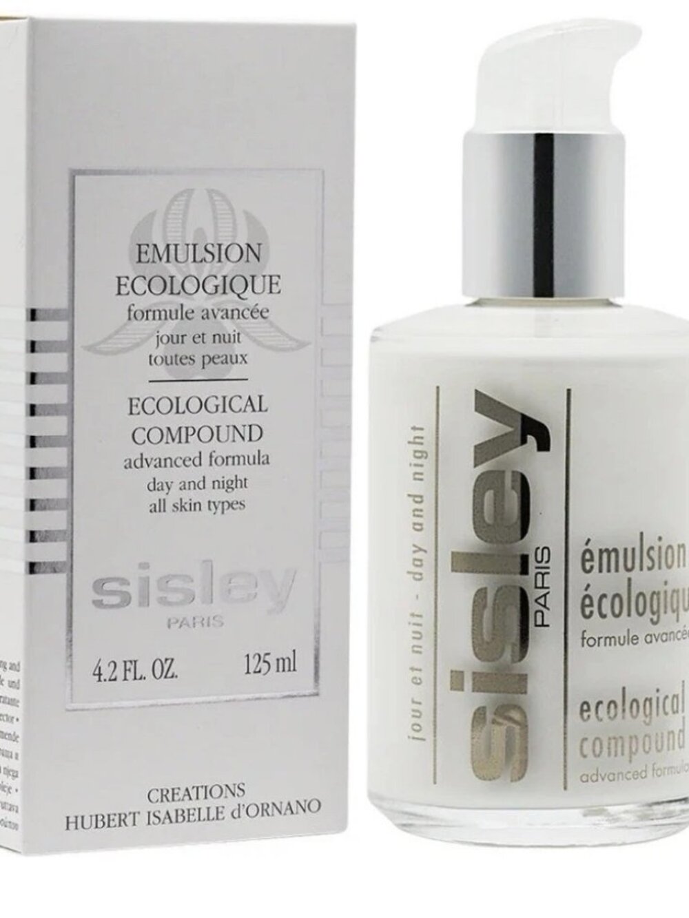 Sisley Ecological Compound Day and Night All Skin Types 4.2 oz / 125 ml NIB